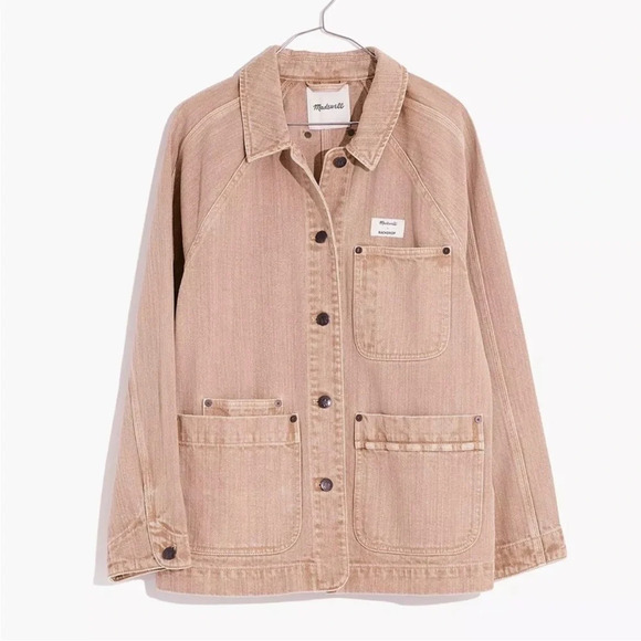 Madewell x Backdrop Studio Hours Oversized Chore Jacket, NWT size XS - Picture 2 of 12